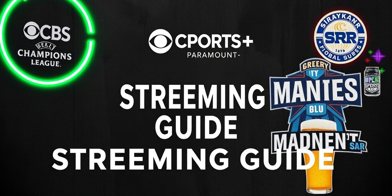 CBS Sports & Paramount+ Streaming Guide — Champions League, NFL AFC, March Madness