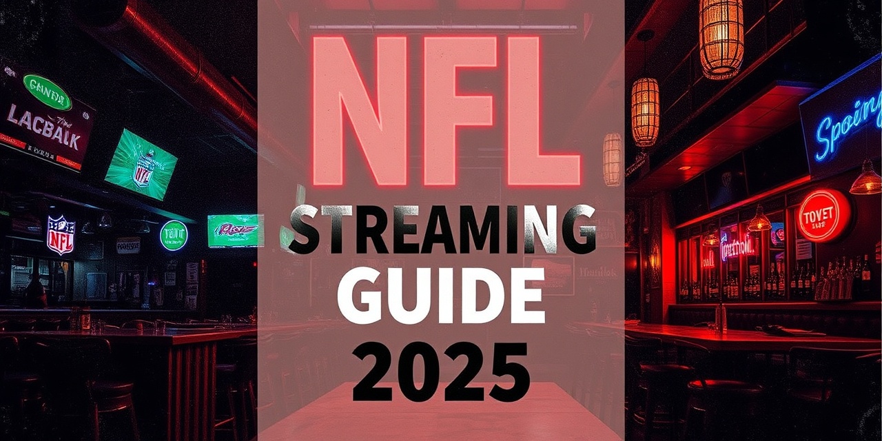NFL Streaming Guide 2025 — Where to Watch Every Sunday Slate
